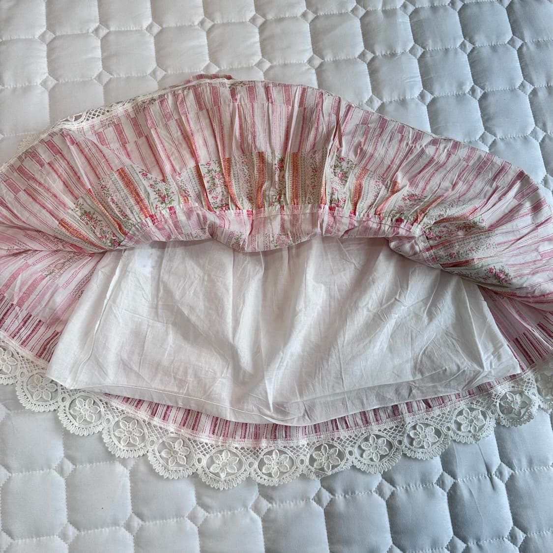 Liz Lisa(리즈리사)  플라워 코튼 레이스 패치스커트 상품이미지5