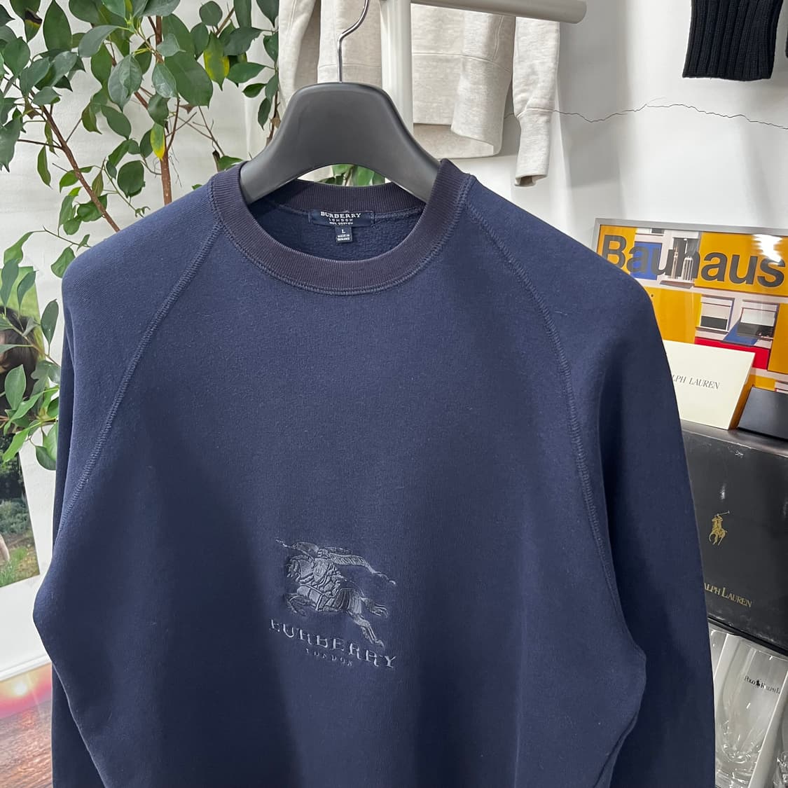 버버리 자수로고 맨투맨 L 상품이미지2