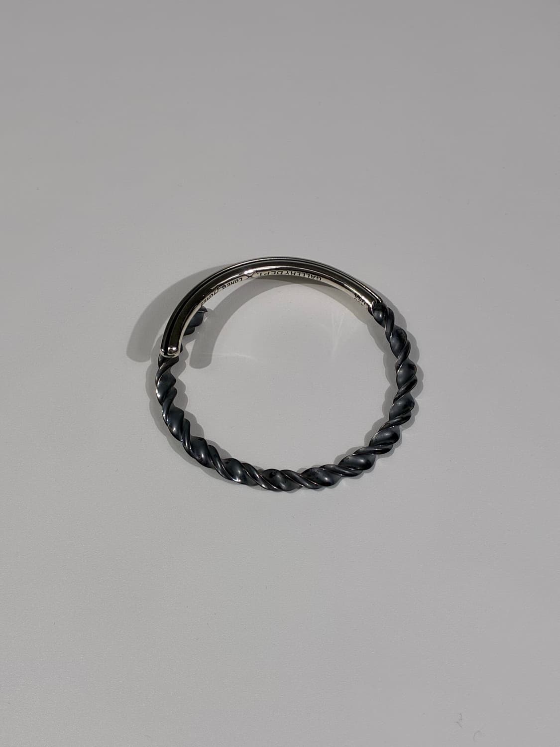 론원스 X 갤러리 디파트먼트 드릴 비트 커프 팔찌 925실버 상품이미지3