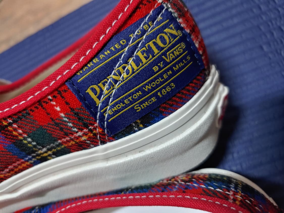 반스 × 펜들턴 타탄체크 한정제품(265 신품) 상품이미지4