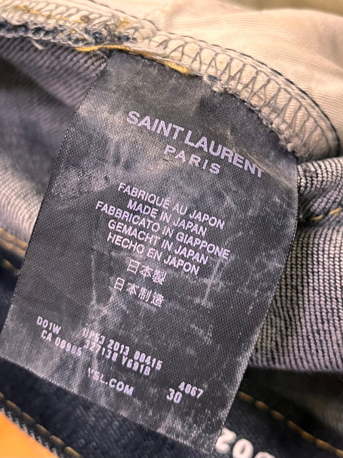 생로랑 스키니 데님팬츠 W30 상품이미지5