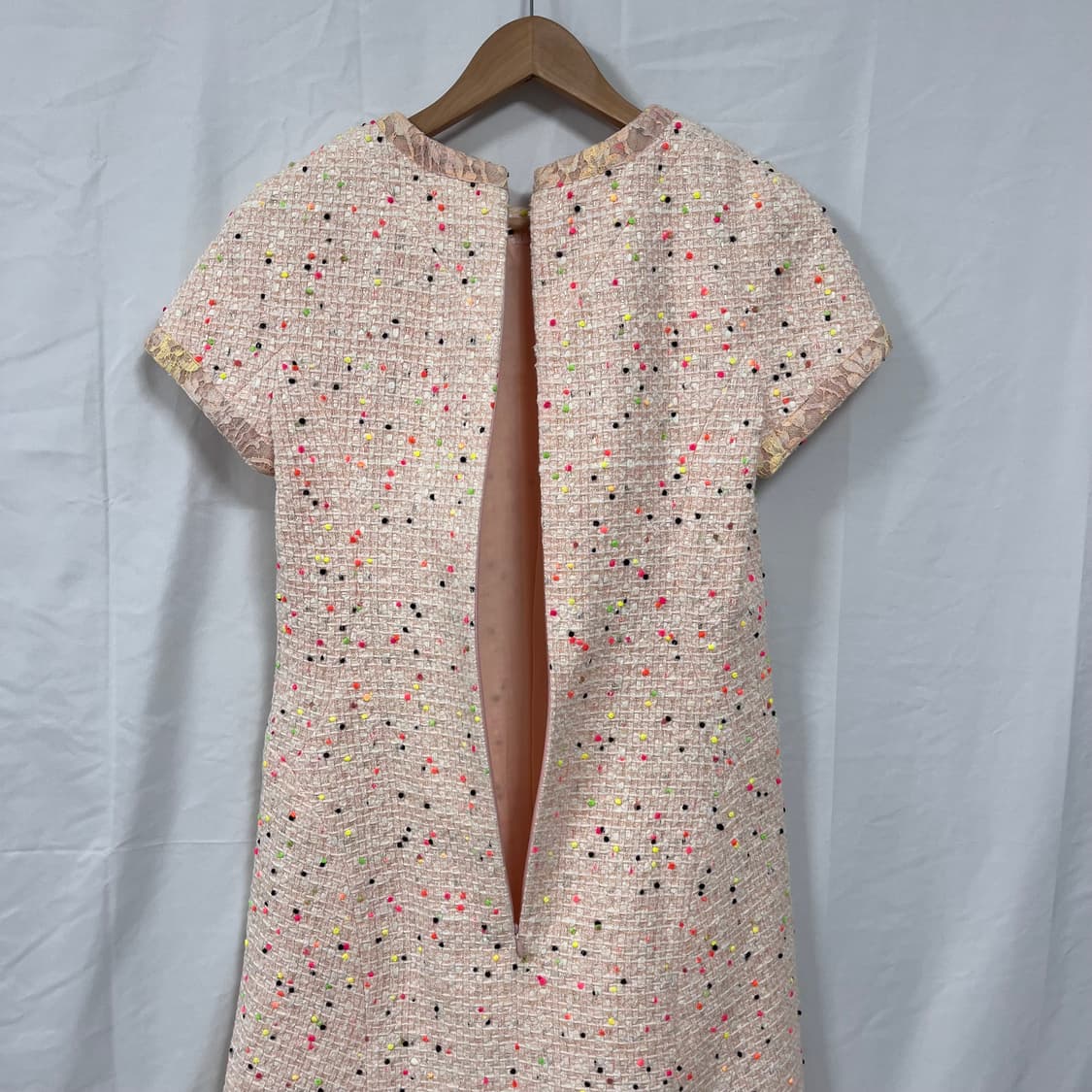 샤넬(CHANEL) 코랄 트위드 미니 원피스 상품이미지5