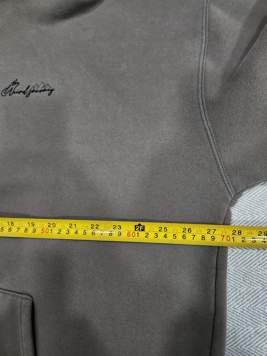 Wu Project 안감기모 후드티 남성 105사이즈 상품이미지9