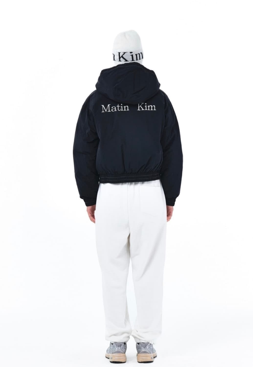 마뗑킴 크롭 후드 패딩 상품이미지1