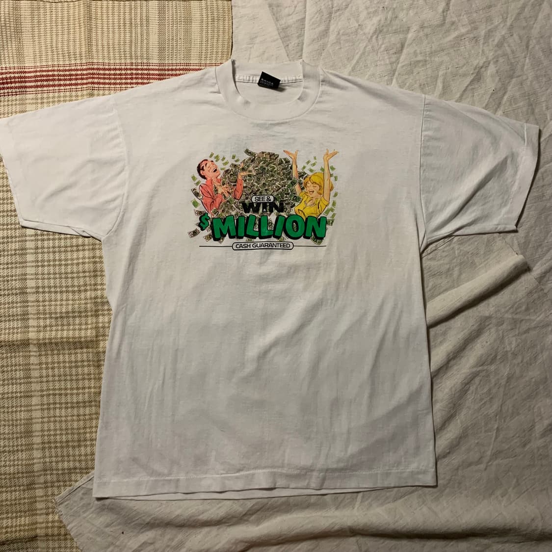 90‘s SCREEN STARS 싱글 스티치 티셔츠 상품이미지2