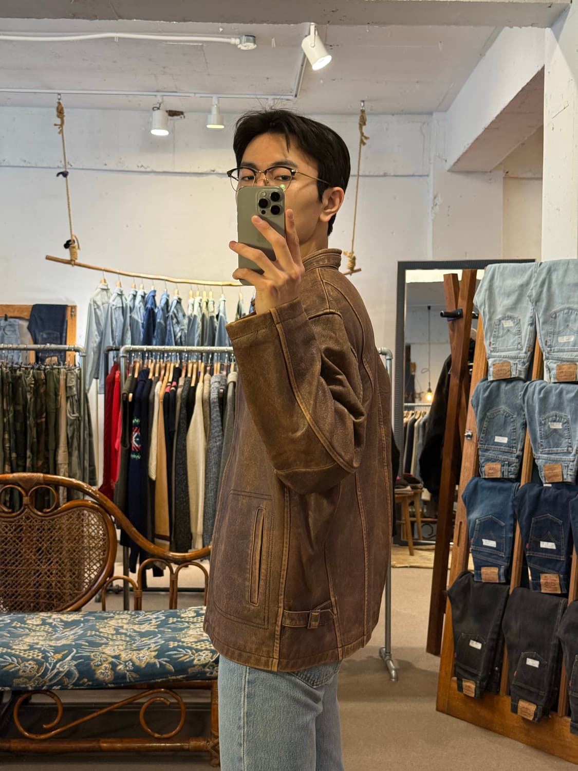 Skinfactory Sheepskin Café Racer Jacket 상품이미지2