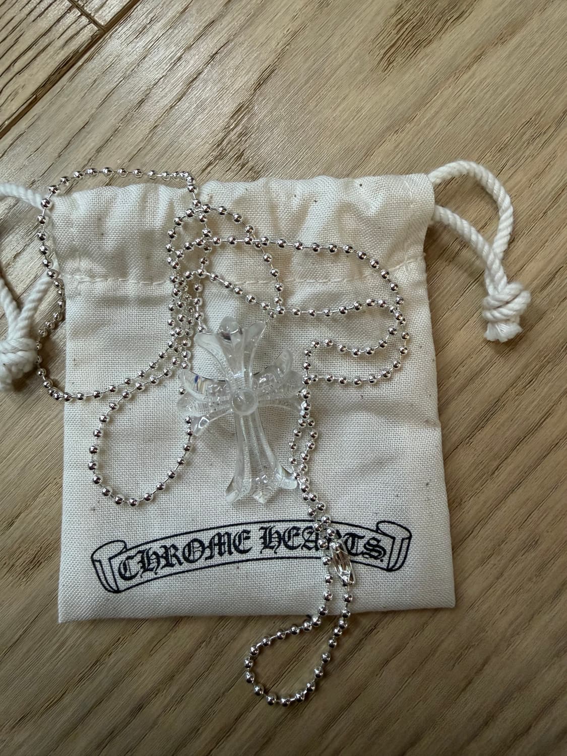 크롬하츠 실리크롬 클리어펜던트 새상품 상품이미지1