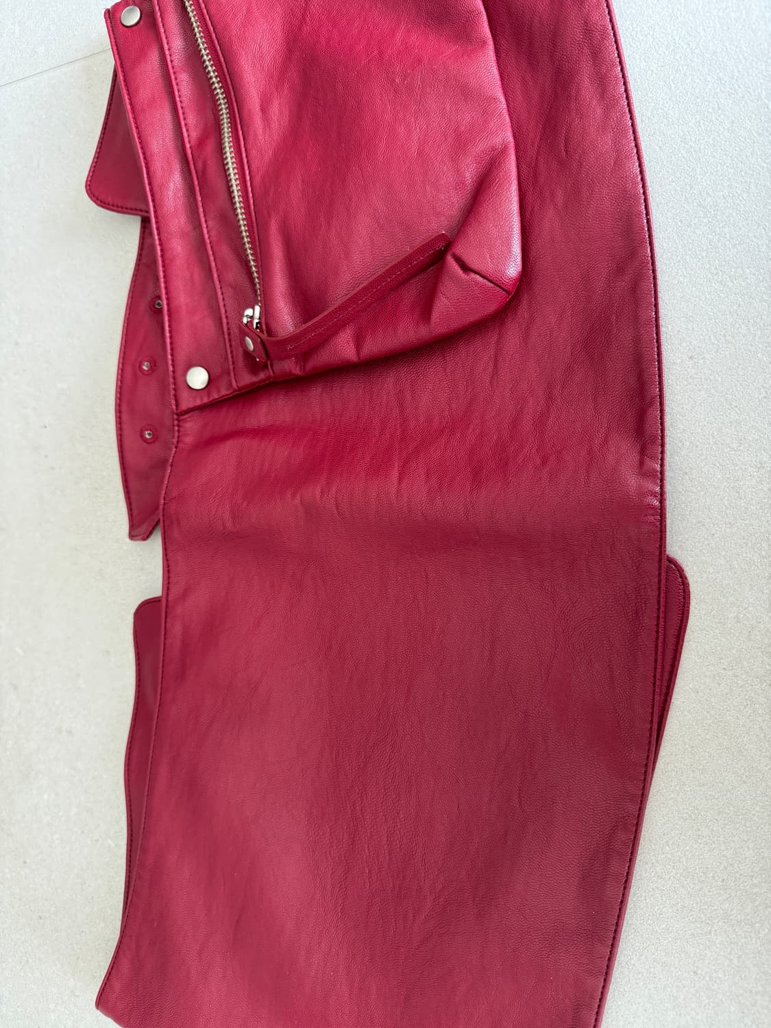 아옵트 벨트 스커트 (제니레드) 상품이미지5