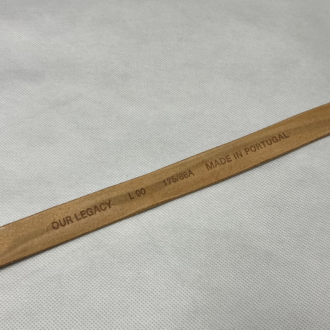 [80,90,100]아워레가시 26ss 2cm 벨트/카키 상품이미지3