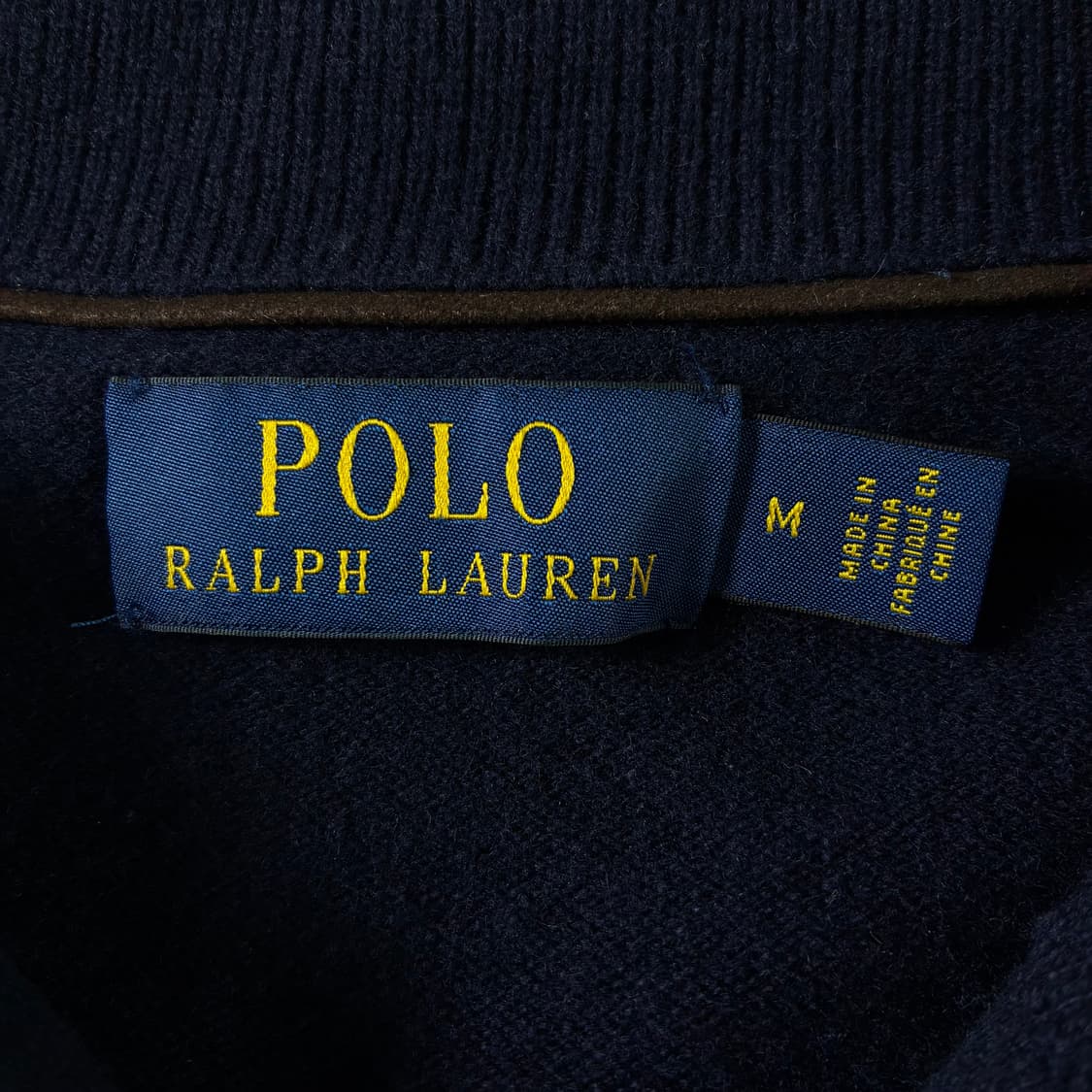 Polo  폴로 랄프로렌 신형 자수 네이비 니트집업  상품이미지5