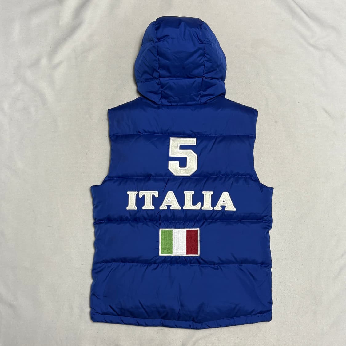 M 폴로랄프로렌 이탈리아 라인 빅포니 후드 패딩조끼 상품이미지3