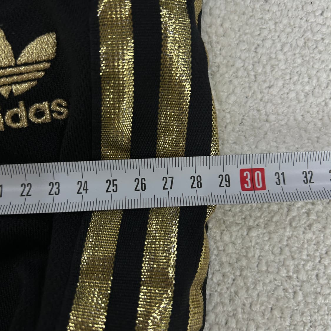 아디다스 삼선 블랙/골드 바지  상품이미지5