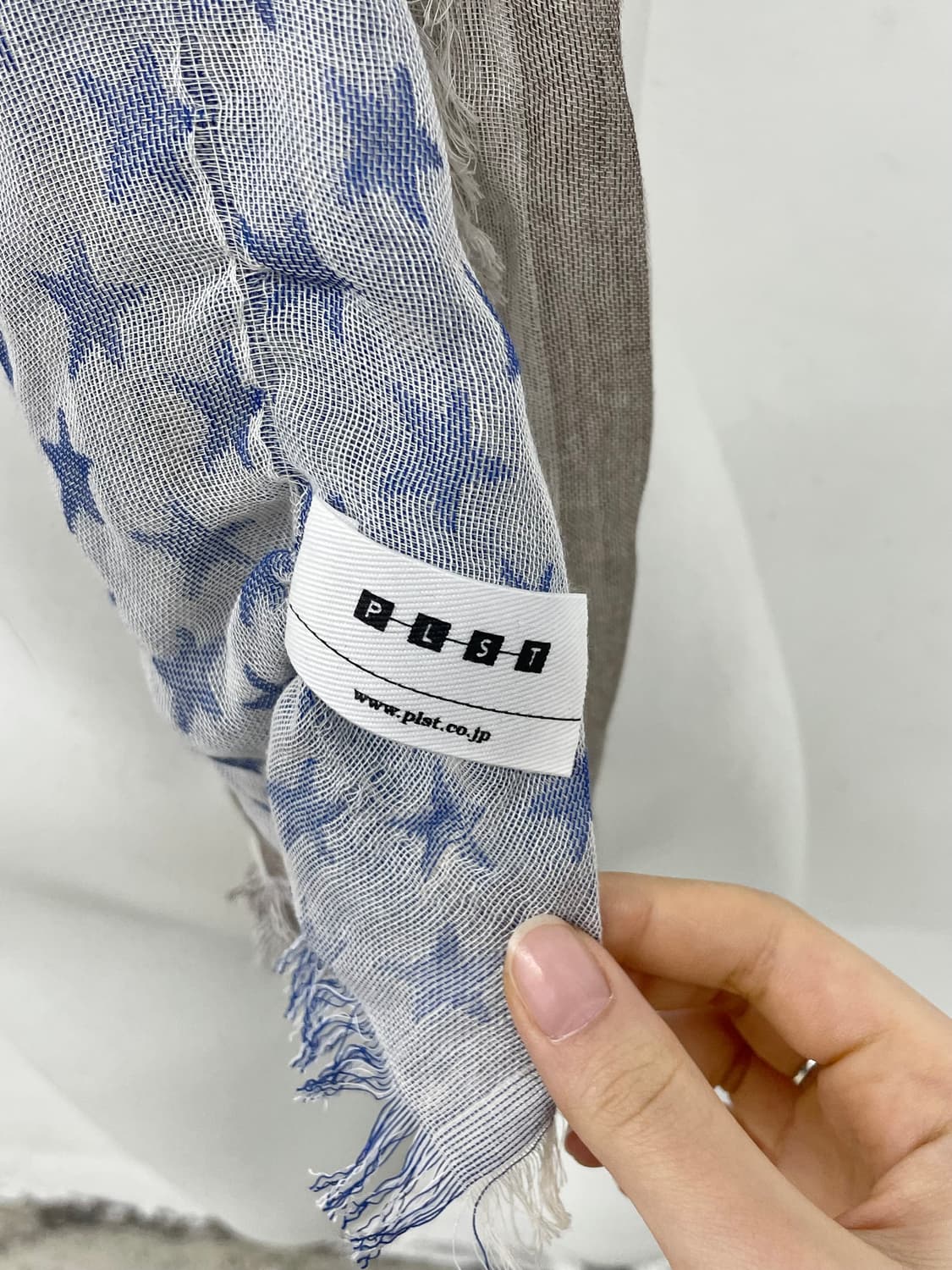 y2k 스타 배색 머플러 상품이미지5