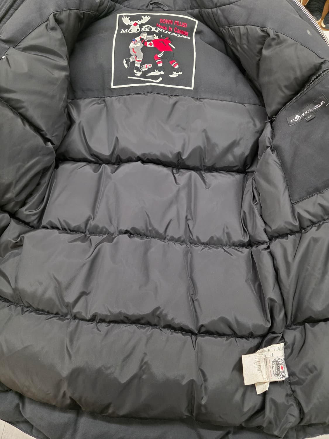 무스너클 남성 덕다운 패딩. 싸이즈 90~95 상품이미지6