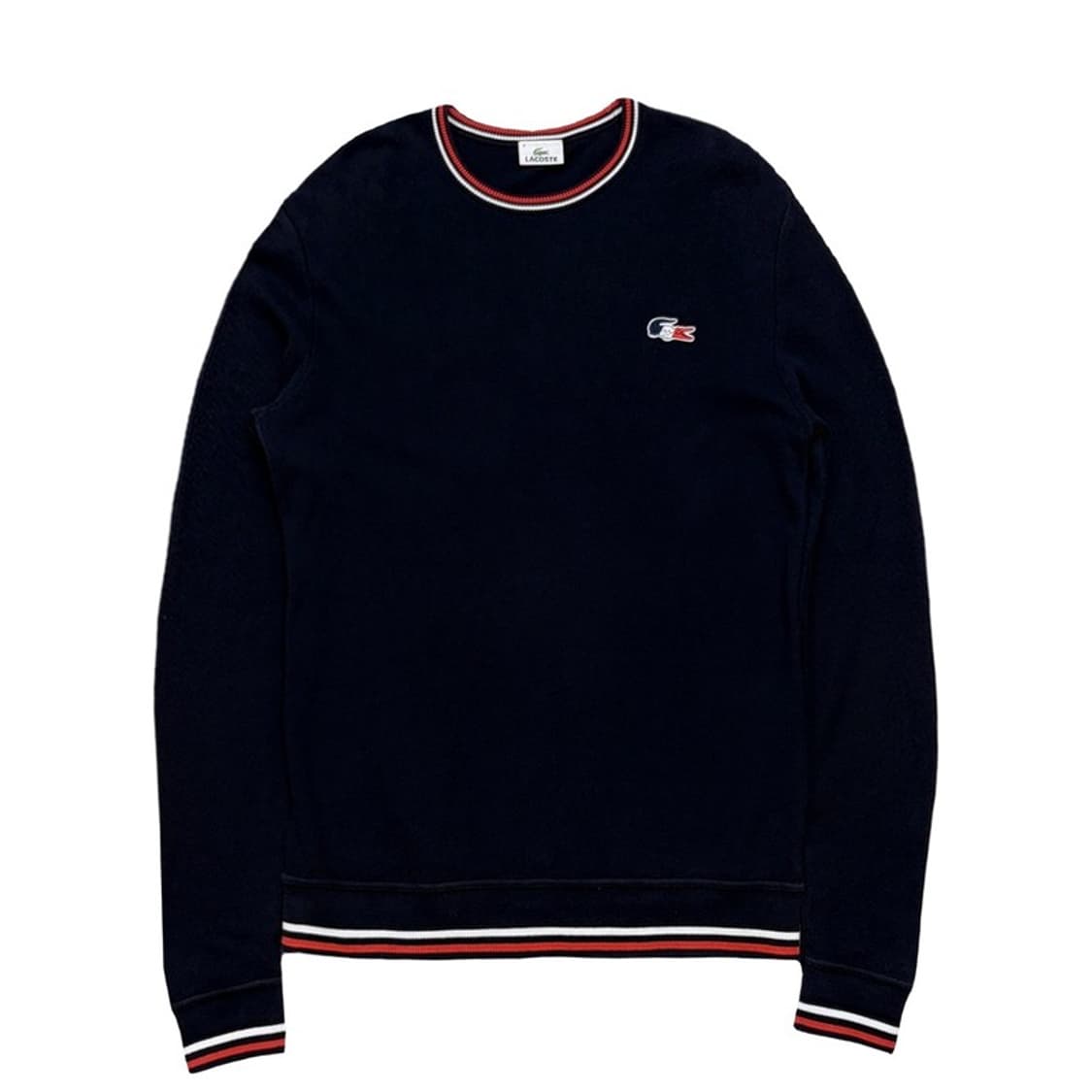 LACOSTE 코튼 크루넥 니트 4 상품이미지1