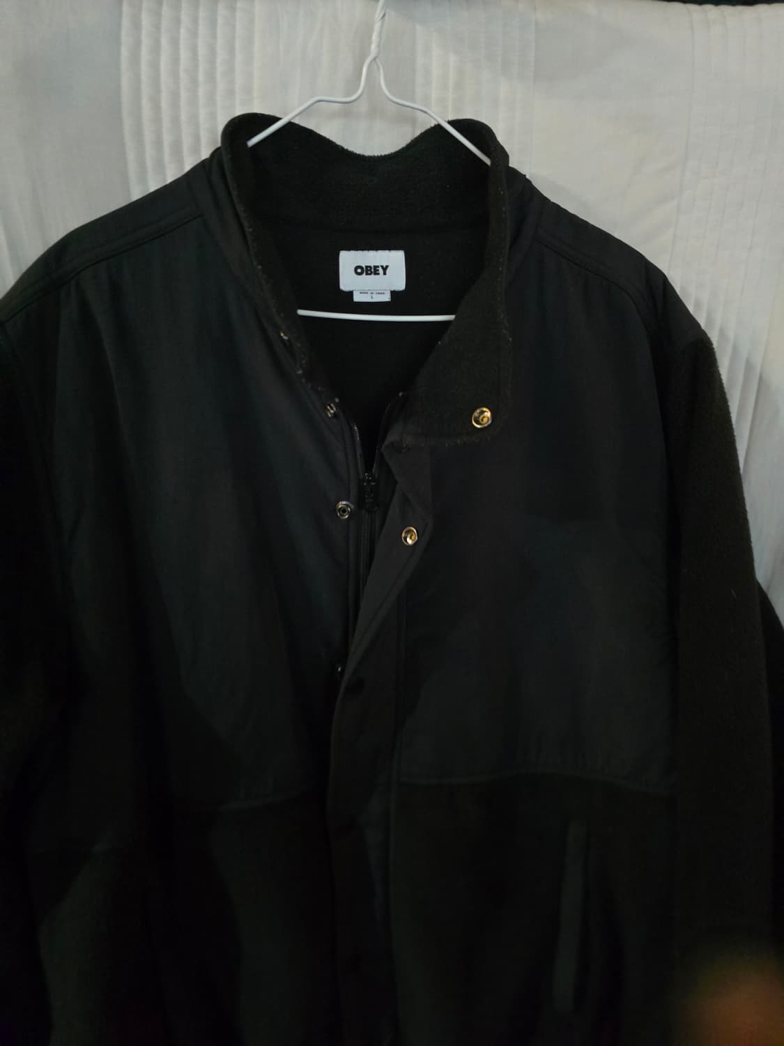 OBEY 뽀글이 플리스 자켓 상품이미지1
