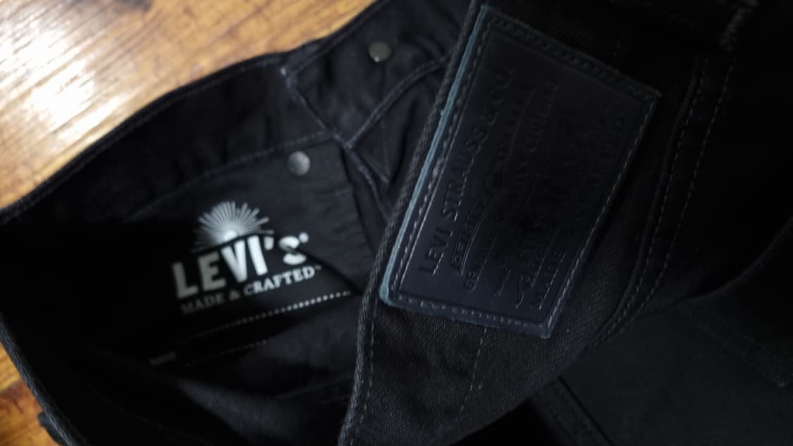 LEVI'S 뉴 풀 플레어 블랙 데님 팬츠 24 상품이미지8