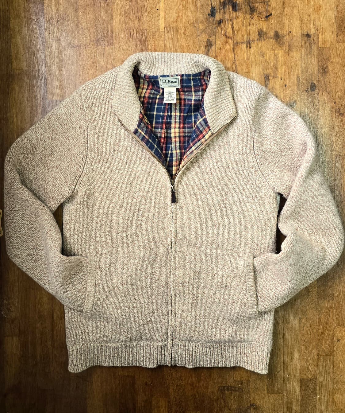 L.L.Bean 엘엘빈 램스울 헤비 집업 니트  상품이미지1