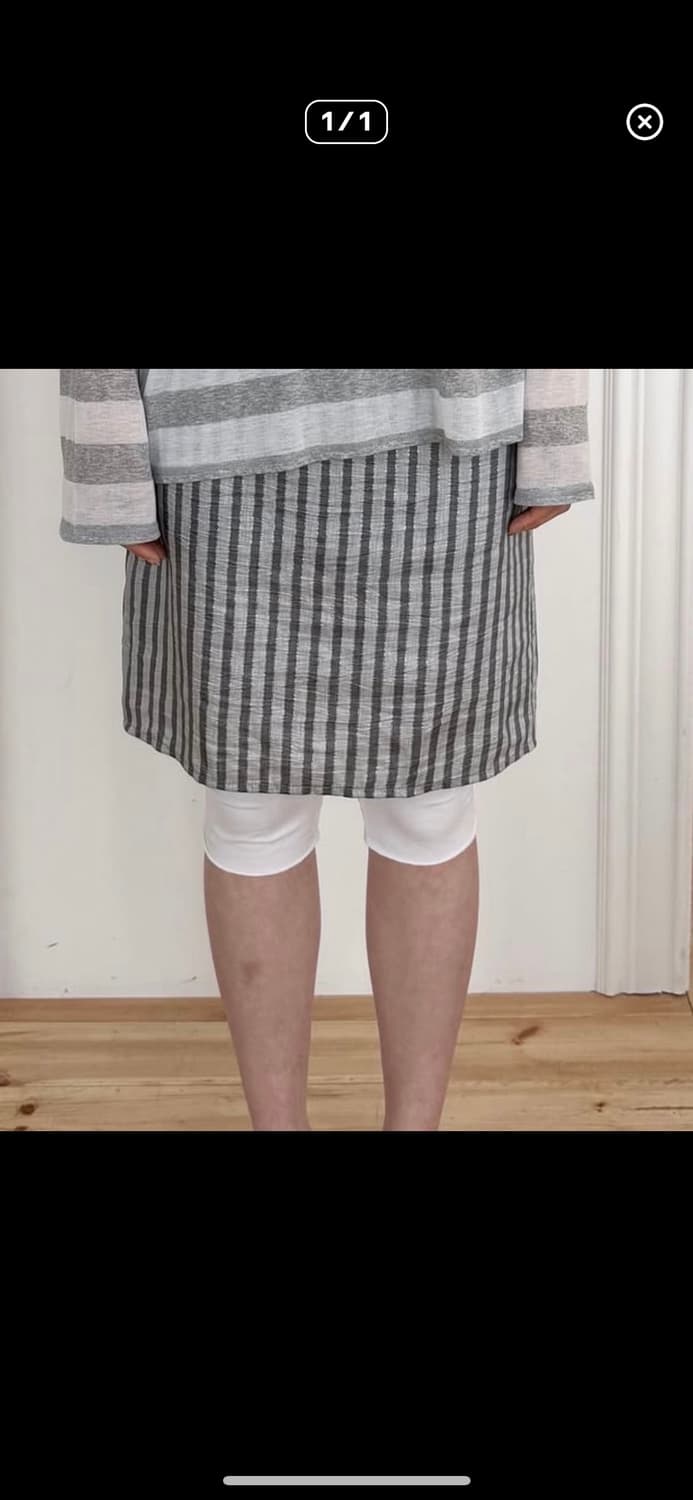 낫띵에브리띵 시그니처 스트라이프 스커트 2 상품이미지1