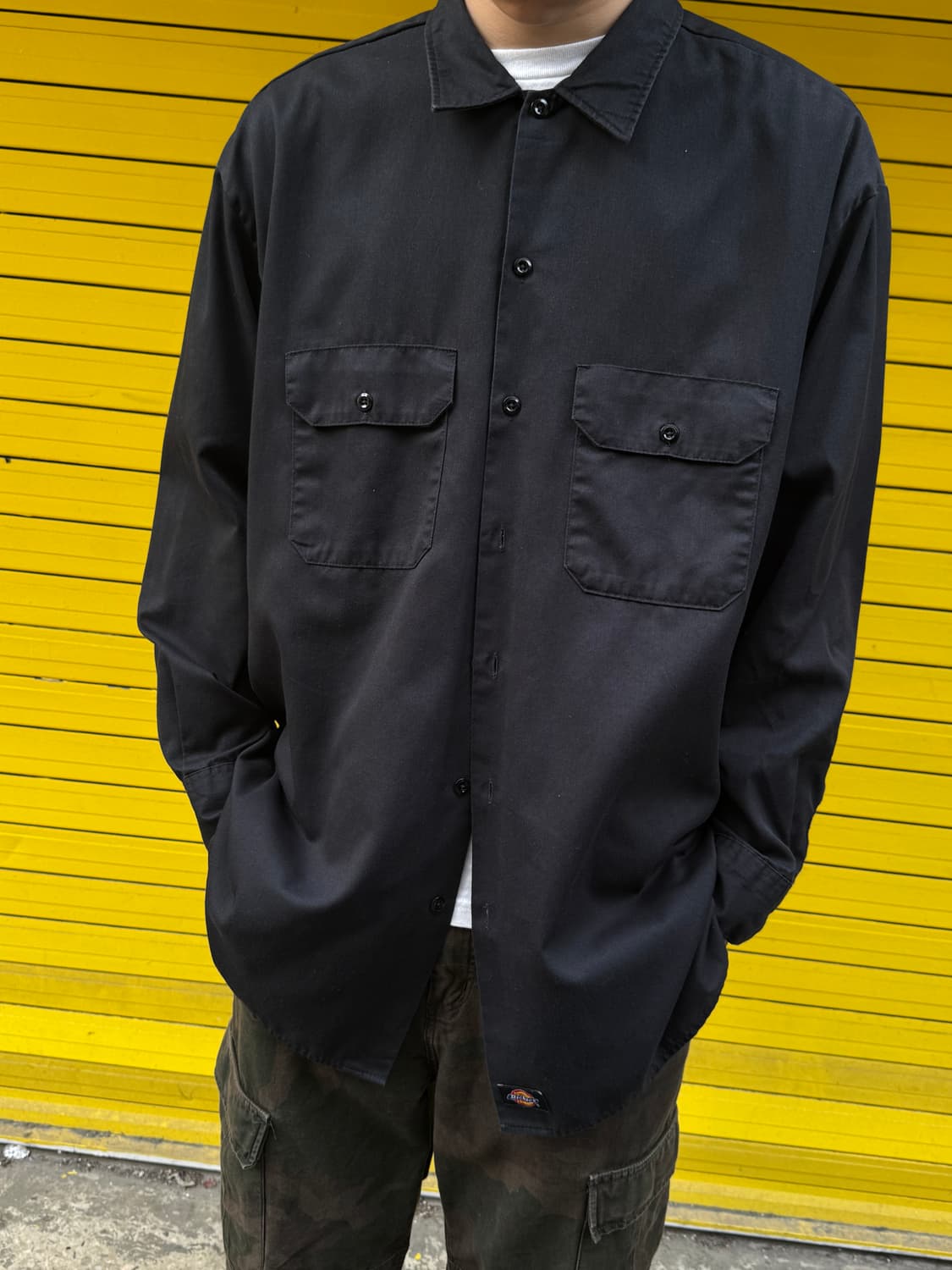 디키즈 574 워크셔츠 블랙 2XL 상품이미지2