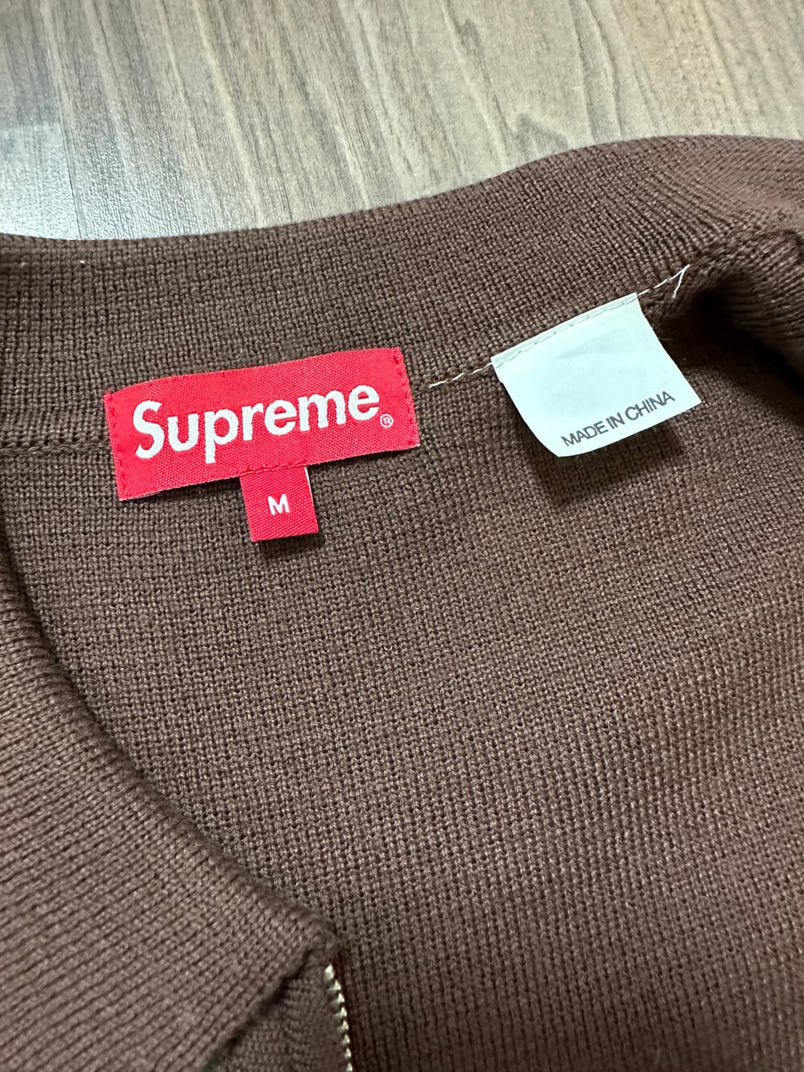 supreme 니트 집업 상품이미지2