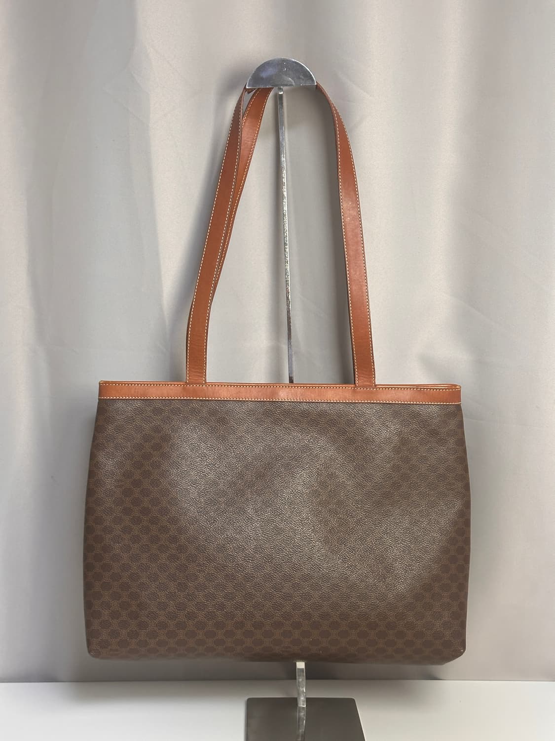 셀린느 마카담 브라운 PVC & 가죽 쇼퍼백 상품이미지1