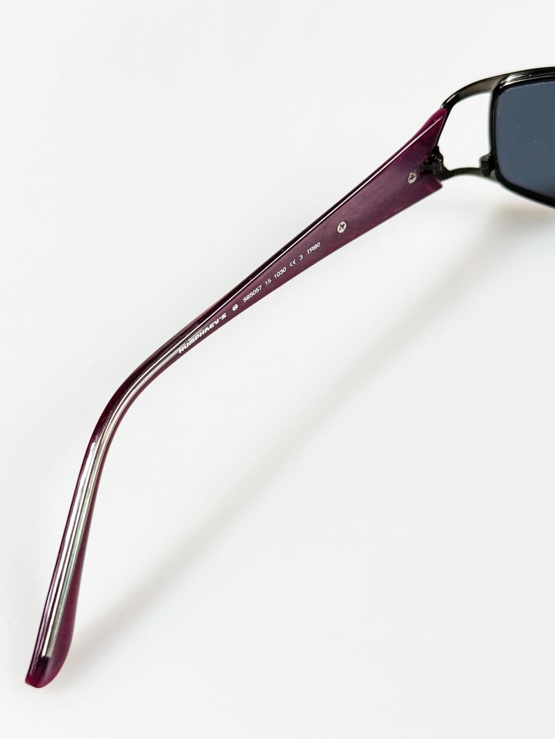 90s Humpreys 메탈 슬림 스퀘어 프레임 빈티지 선글라스 상품이미지7