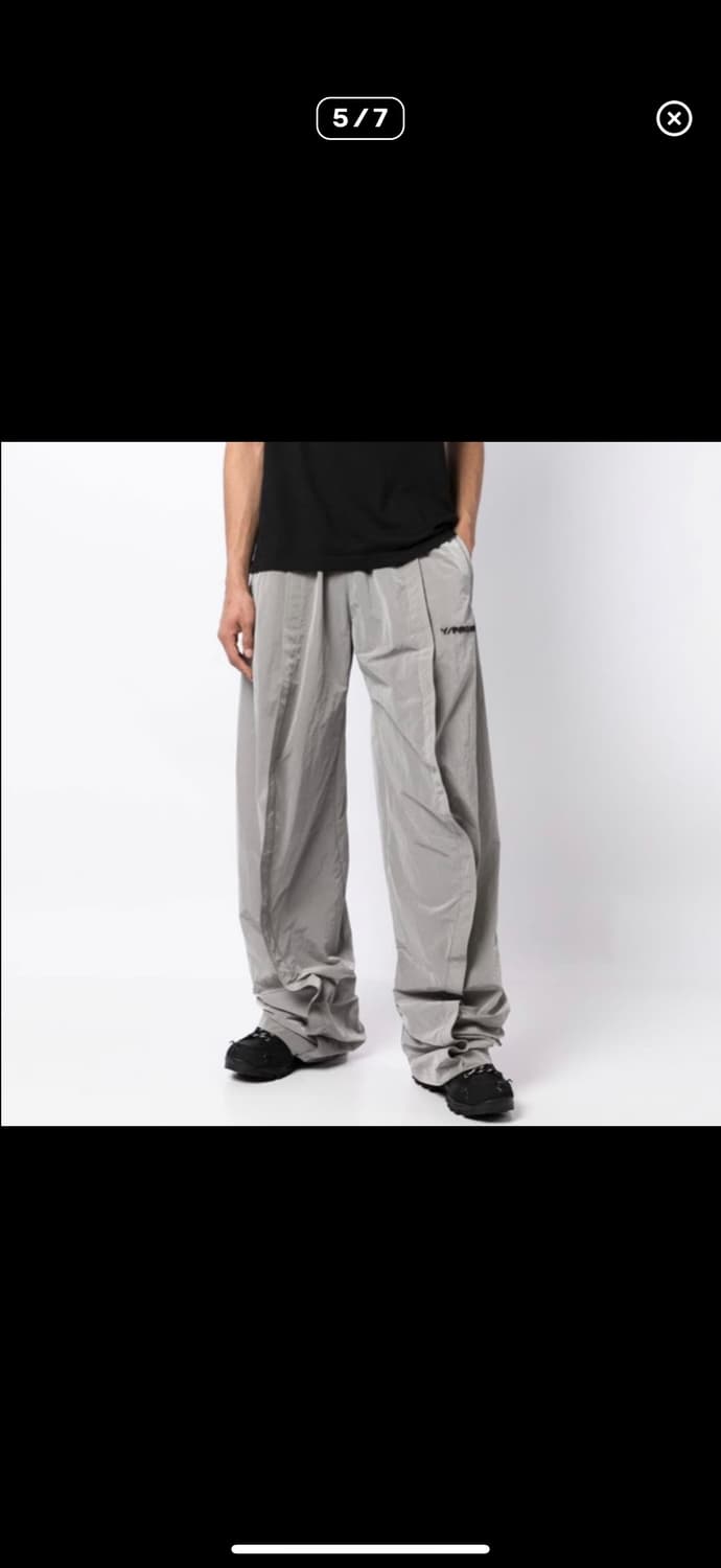 [L] 와이프로젝트 바나나 파라슈트 팬츠 실버 상품이미지4