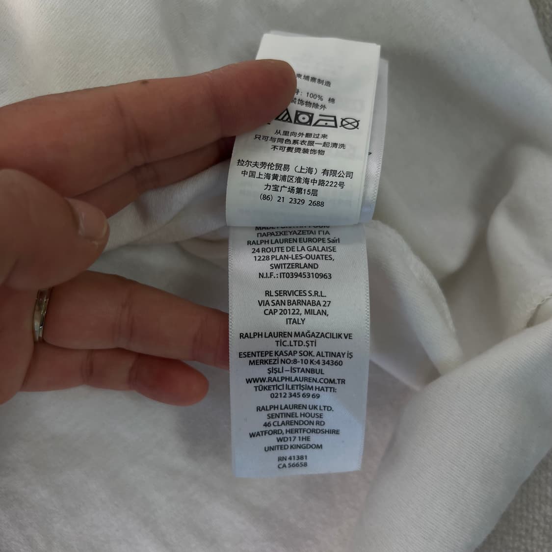 105 폴로랄프로렌 신형라벨 스몰포니 반팔 티셔츠 상품이미지6