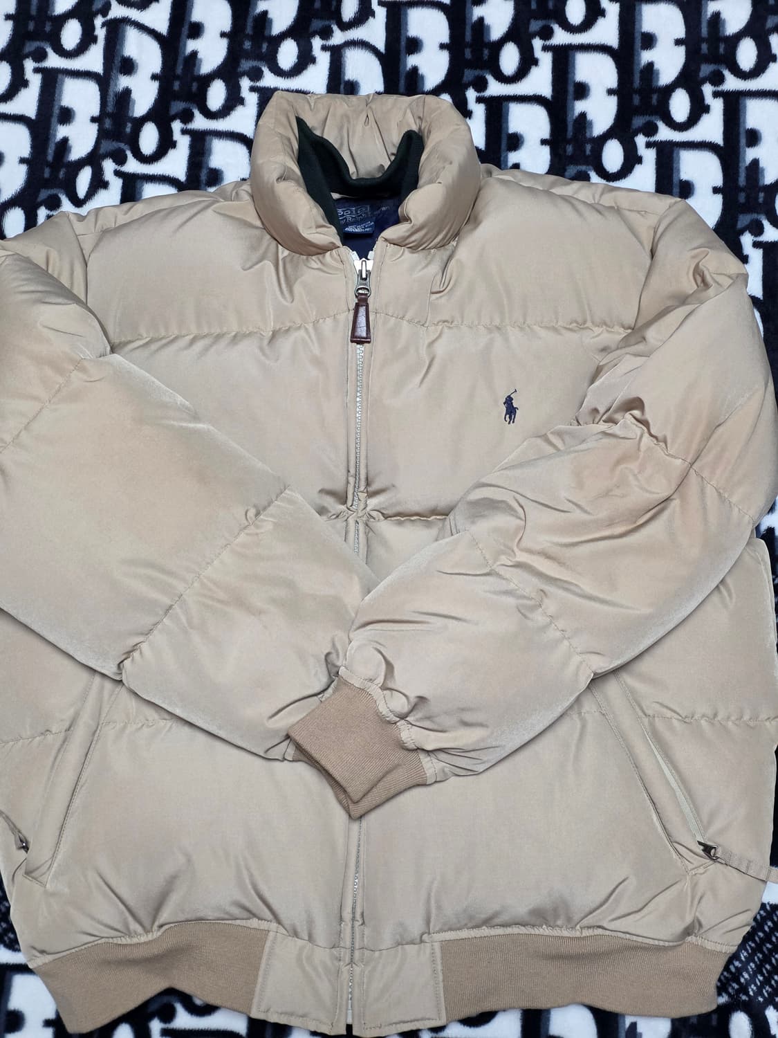 폴로 랄프로렌 팔라스맛 푸퍼 다운 패딩 베이지 L 새상품. 상품이미지1