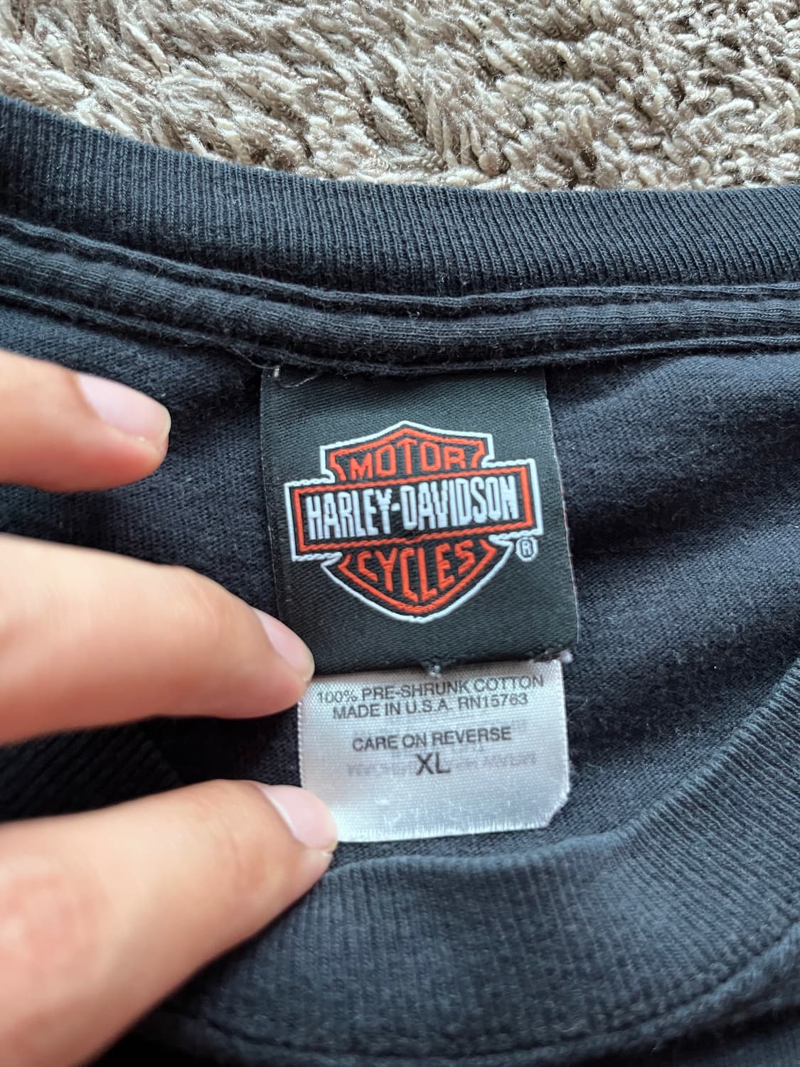 Harley davidson 할리데이비슨 클라운 다이스 롱슬리브 상품이미지3