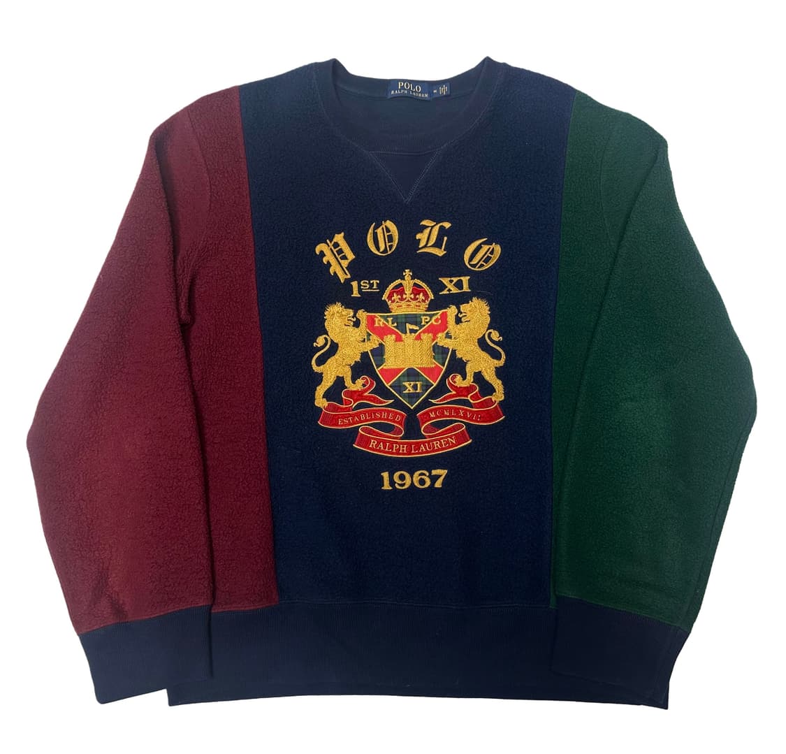 폴로 랄프로렌 멀티컬러 플리스맨투맨 M 상품이미지1