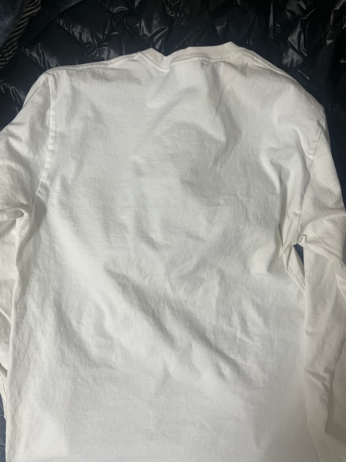 베이프 컬러지 롱슬리브 티셔츠 화이트 상품이미지3