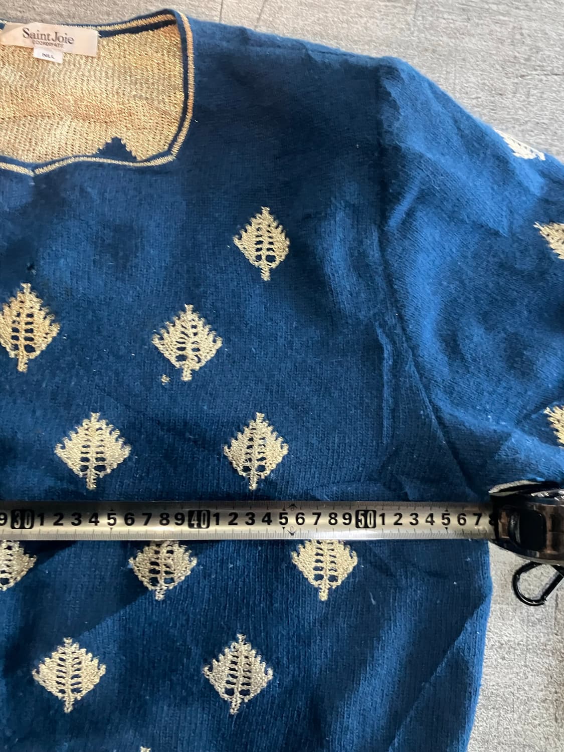 일본빈티지 Saint joie 올드스쿨아메카지 아가일 다이아 니트스웨터  상품이미지2