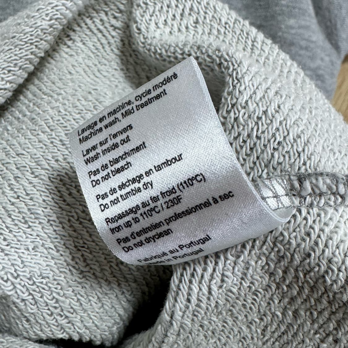 메종키츠네 폭스 헤드 그레이 패치 맨투맨 M 상품이미지5