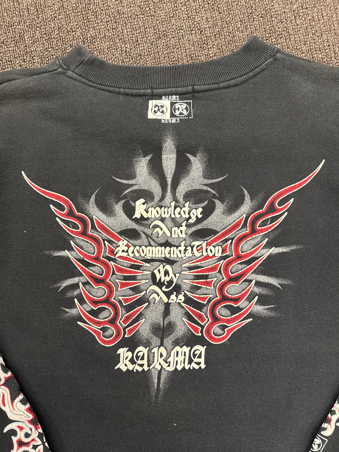 L)KARMA 빈티지 프린팅 스웻셔츠 상품이미지7