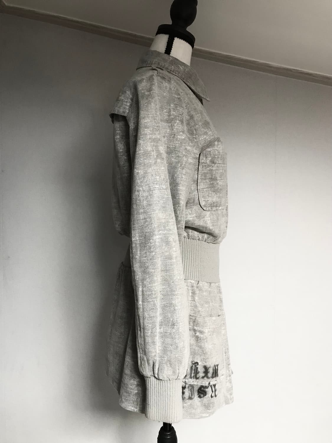 Vintage Washed Military Long Jacket 상품이미지5