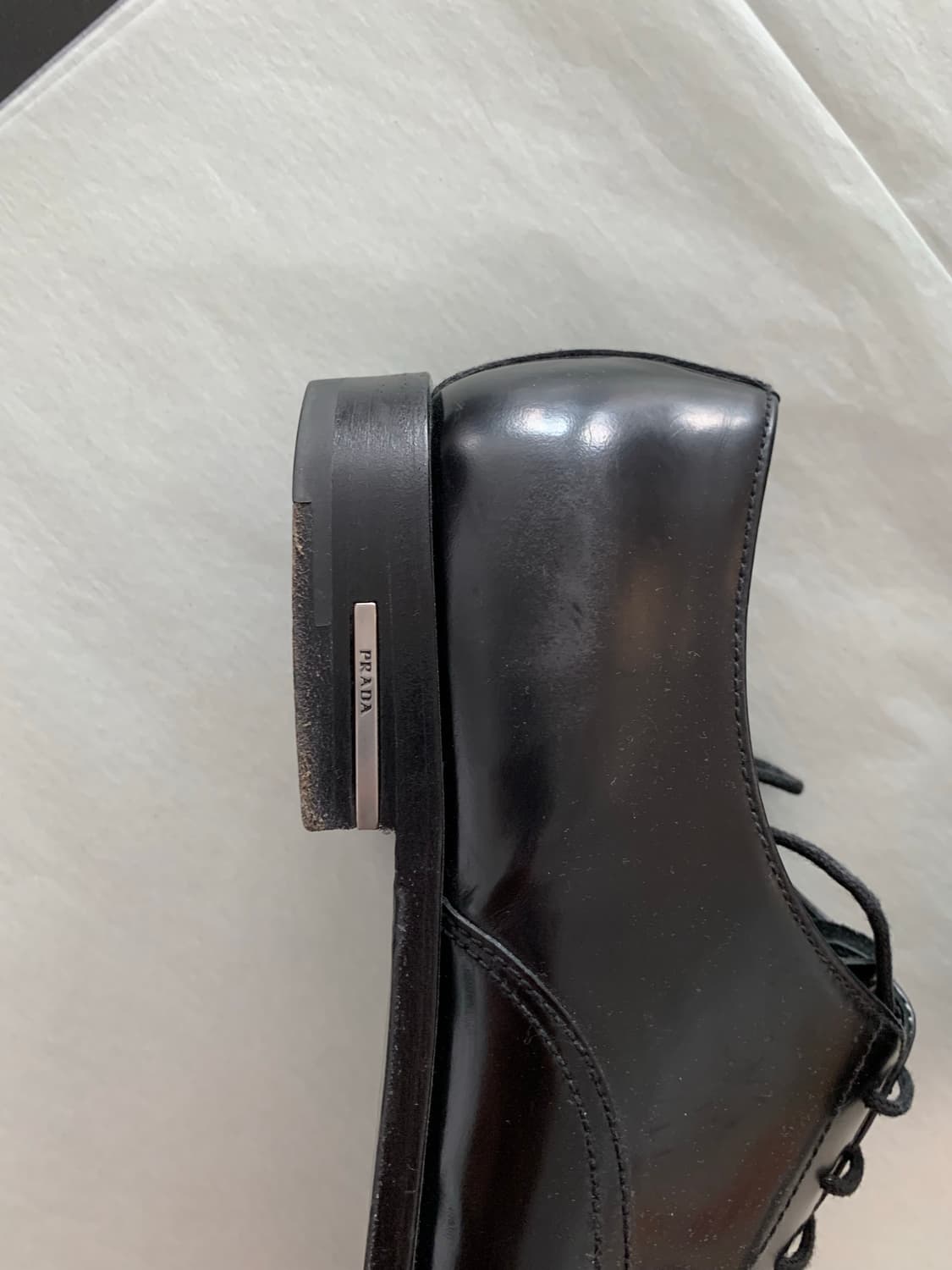 00's "PRADA" Derby Shoes 상품이미지4