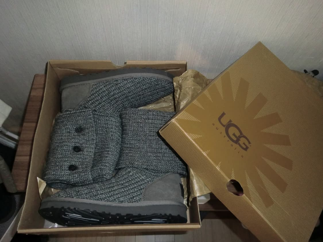 어그 카디 니트 부츠 그레이 240 상품이미지1