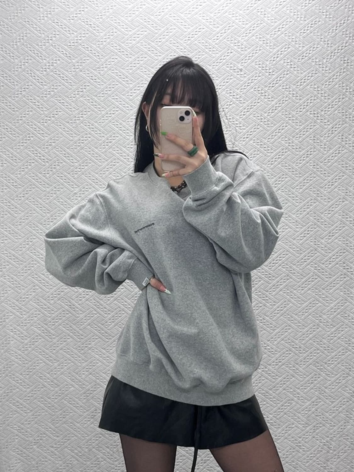 디스이즈네버댓 백로고 프린팅 모던 캐주얼 맨투맨 XL C09062 상품이미지2