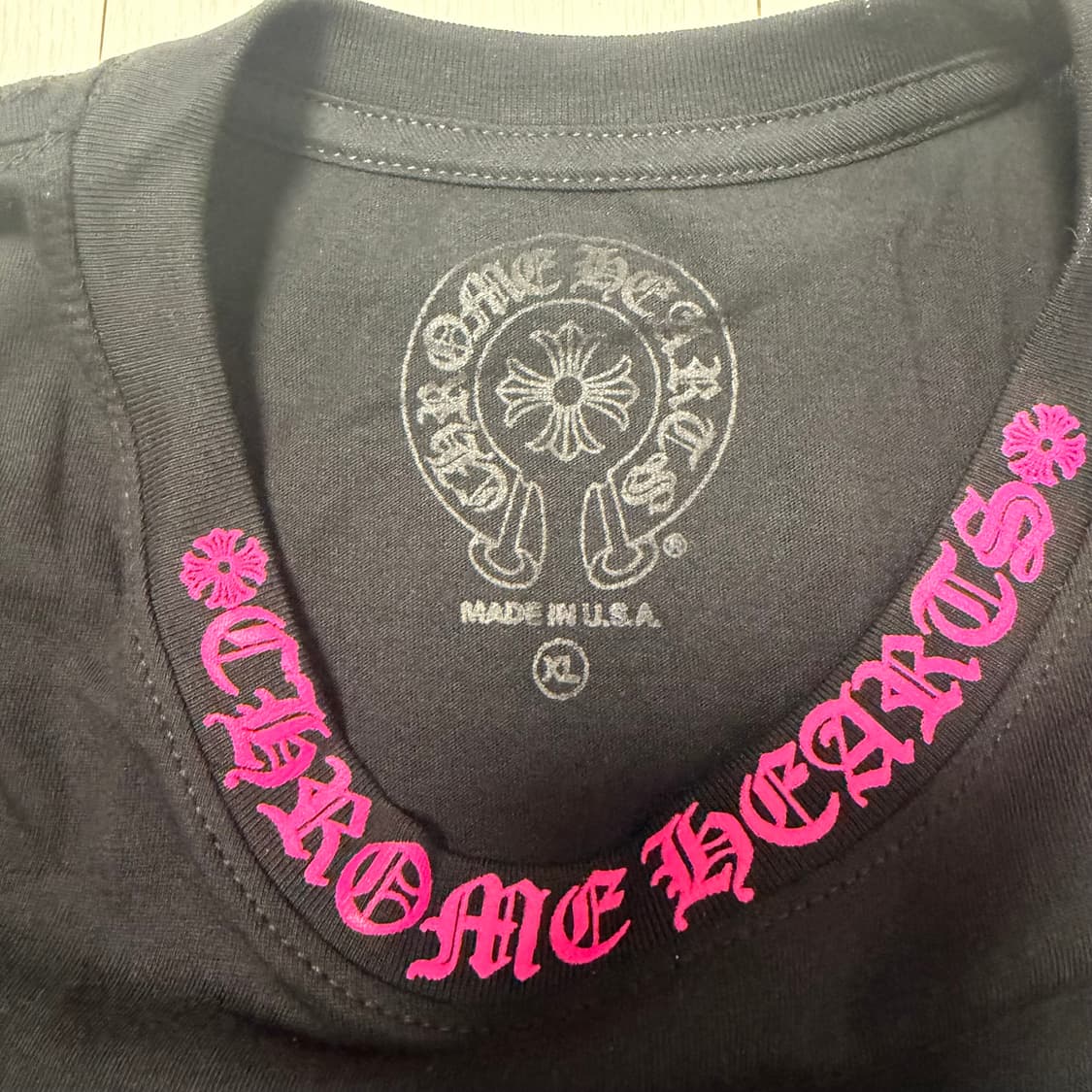 크롬하츠 롱슬리브 블랙/핑크 XL 상품이미지3