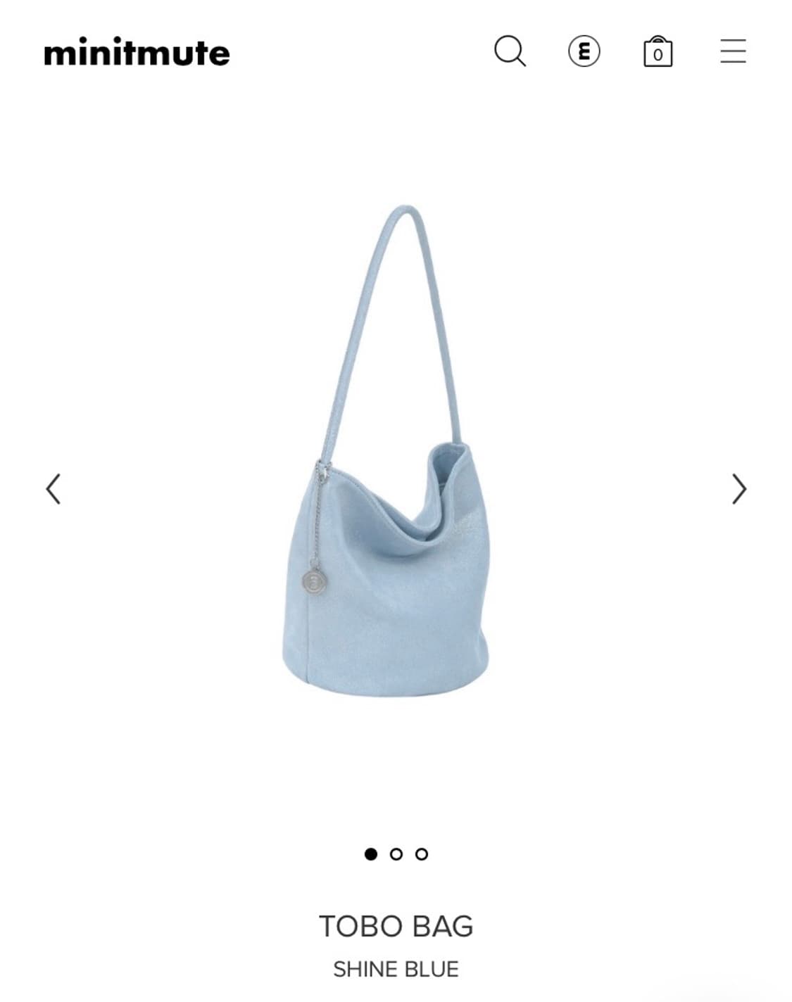 미닛뮤트 토보백 샤인 블루 상품이미지1
