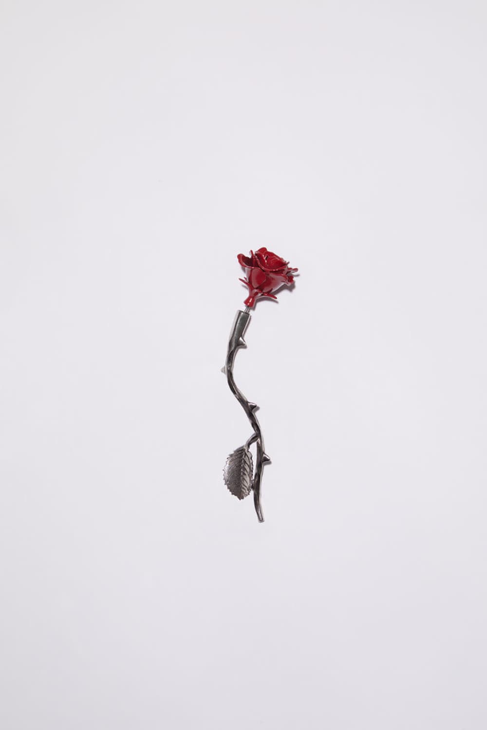 단종/ACNE STUDIOS 로즈 이어링 레드 상품이미지5