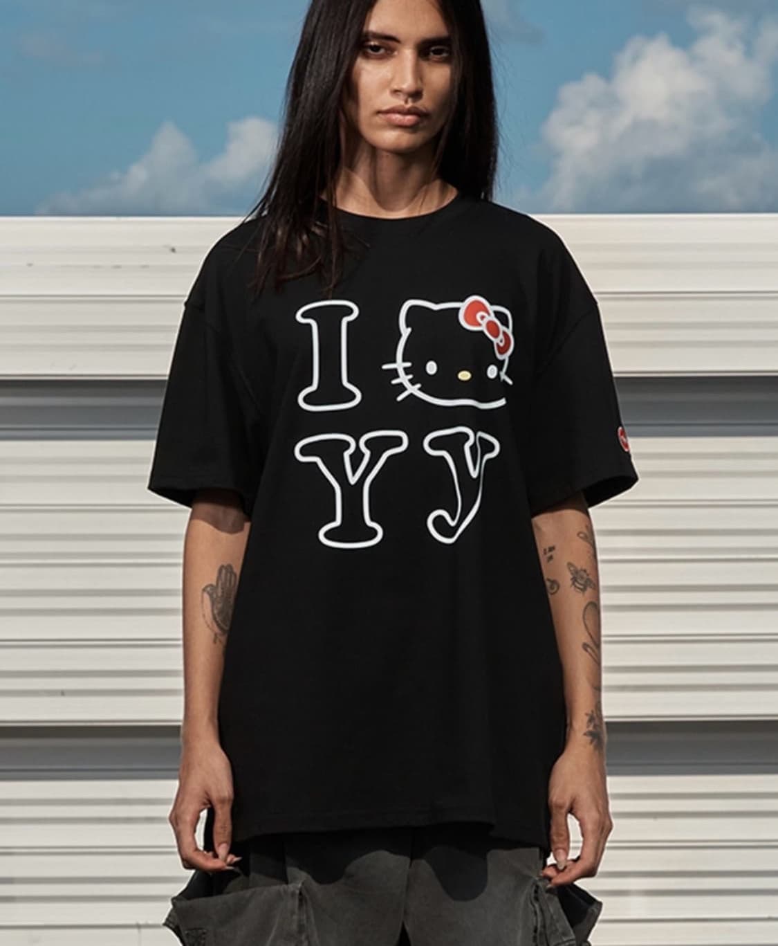 오픈와이와이 X 헬로키티 티셔츠 / L-XL 상품이미지2