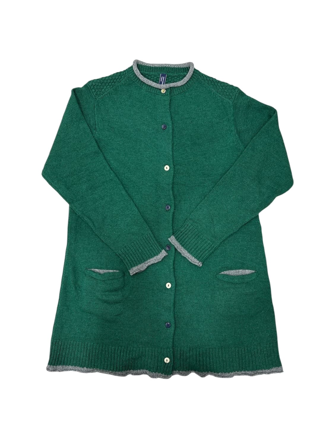 그린 버튼 니트 가디건 상품이미지3