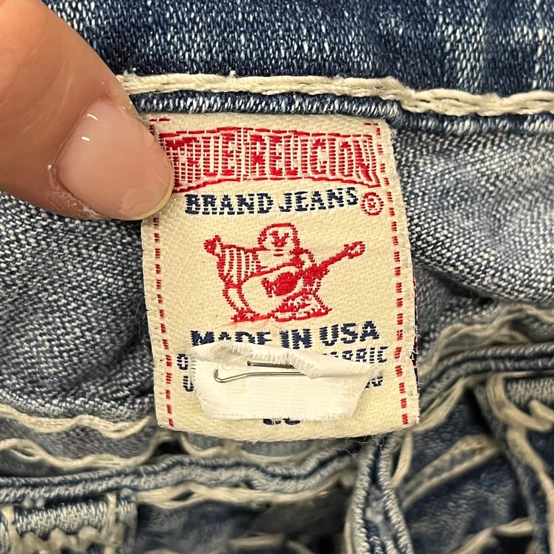 [정품] 트루릴리젼 데님 청바지 Y2K 스타일 b10 상품이미지4