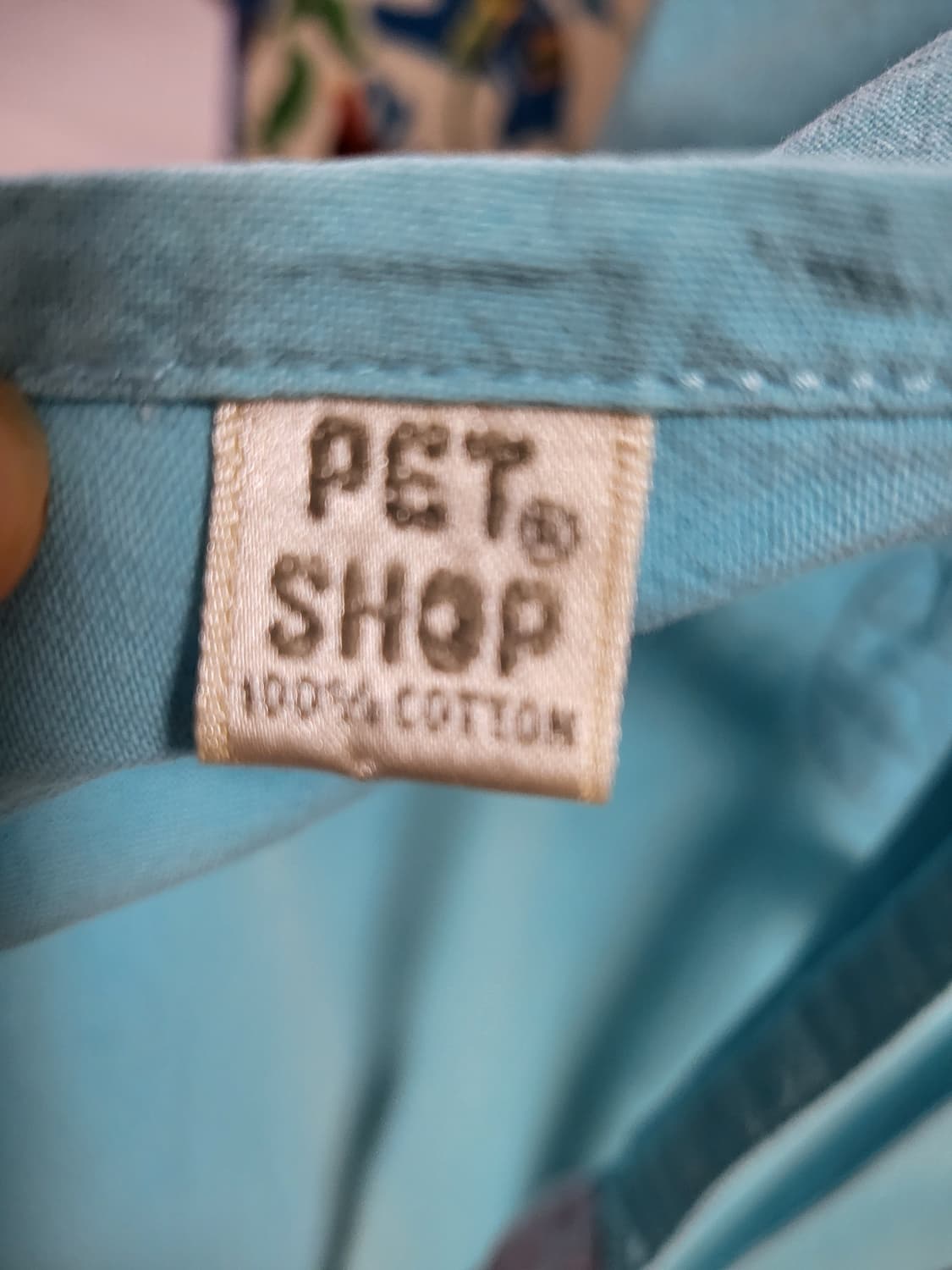 너무귀여운 PET SHOP 고양이 캐릭터 하늘색 앞치마 상품이미지8