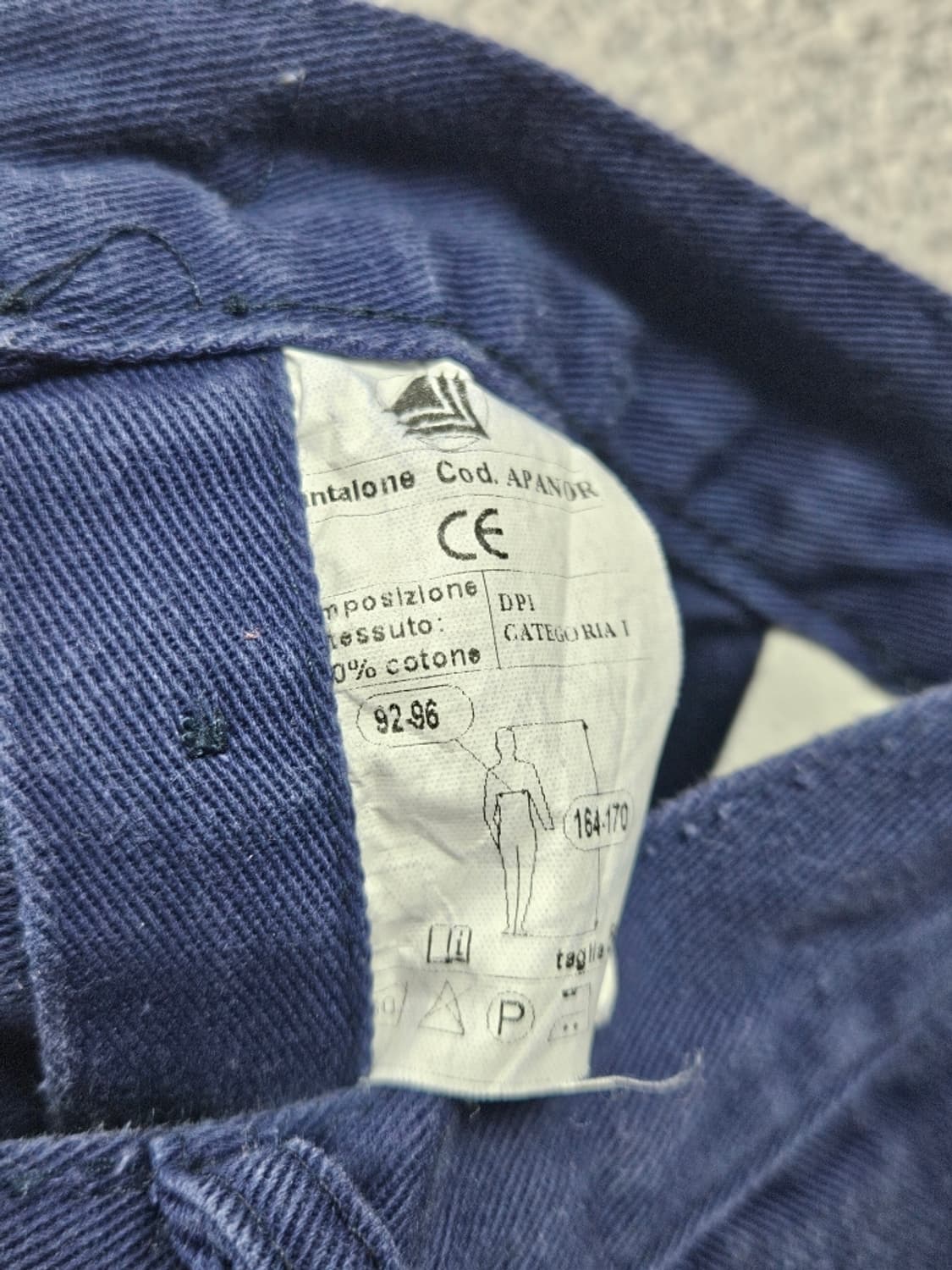 버튼플라이 하프밴딩 프렌치 워크 팬츠 (32"추정) / 9383 상품이미지7