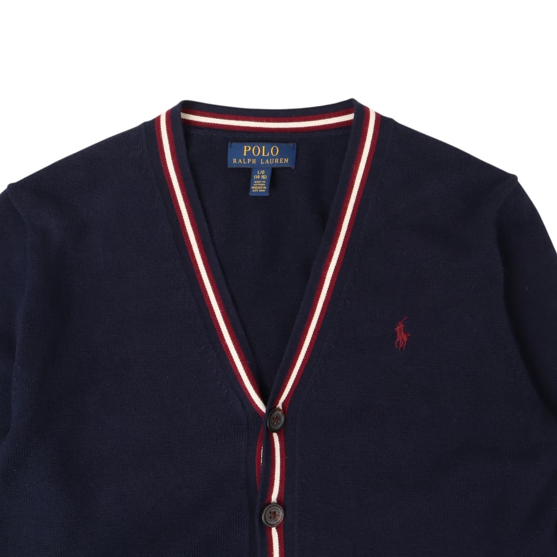 폴로 랄프로렌 네이비 프레피 니트 가디건 상품이미지2