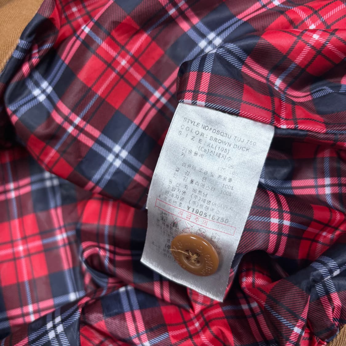 디키즈 브라운컬러 워크자켓 상품이미지5